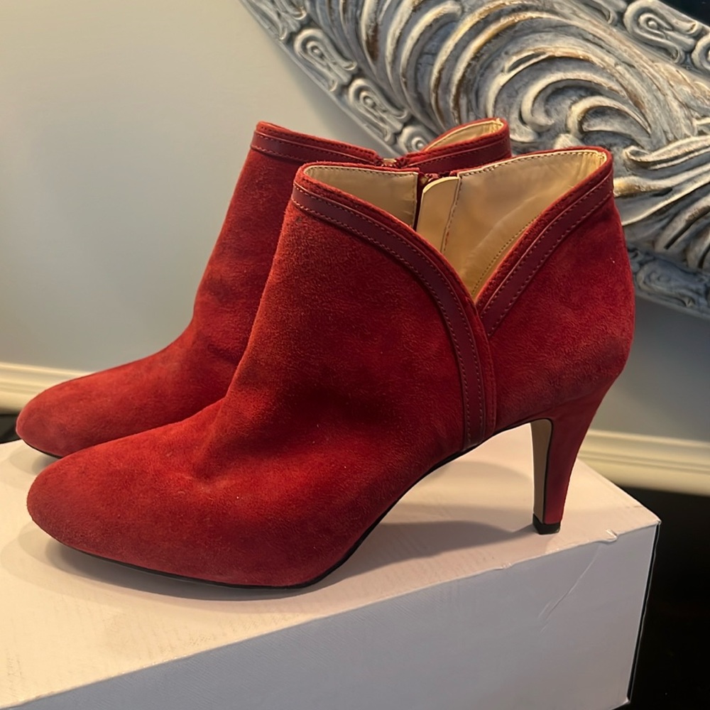 Like New - Sole Society Red Booties